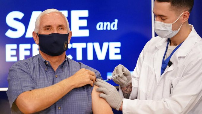 ABD Başkan Yardımcısı Mike Pence, Covid-19 aşısı oldu