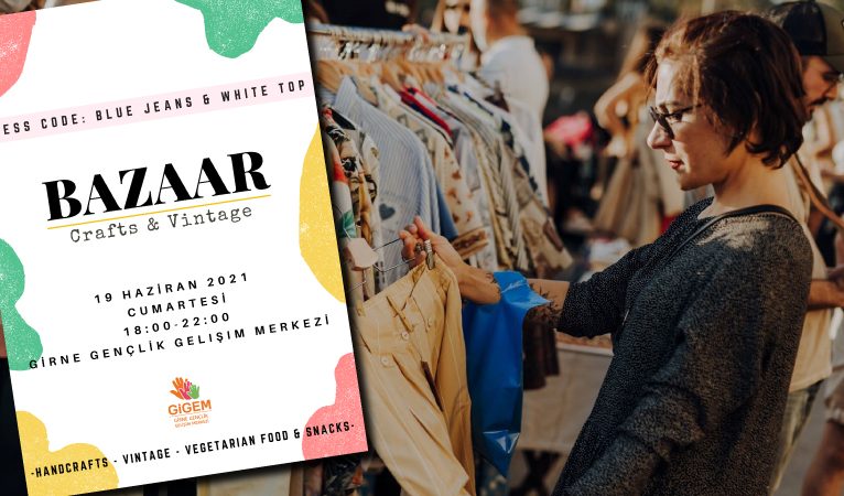 GİGEM’in bahçesi ‘Crafts & Vintage Bazaar’la renkleniyor