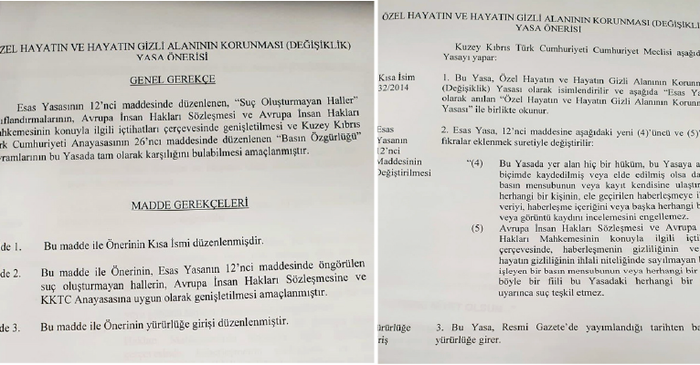 CTP’den ‘Özel Hayat’ yasasına değişiklik önergesi