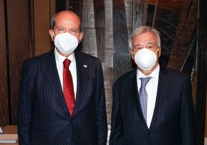 Tatar, Guterres ile yaptığı görüşmede pozisyonunu yineledi