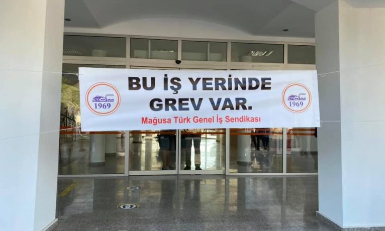 Mağusa Belediyesi’nde süresiz grev