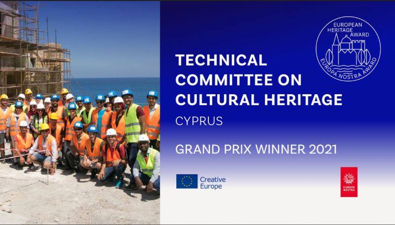 Kıbrıs’ın kültürel mirası “2021 Grand Prix-Büyük Ödülü”ne layık görüldü