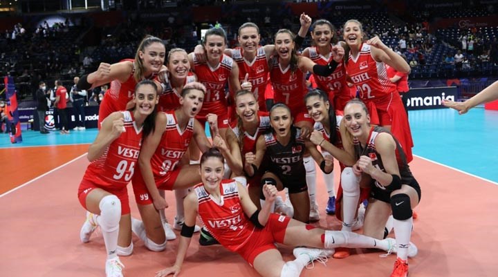 Türkiye kadın voleybolunda Avrupa üçüncüsü