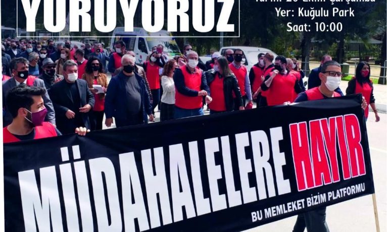 ‘Memleket’ kukla yönetime tepki için yürüyecek