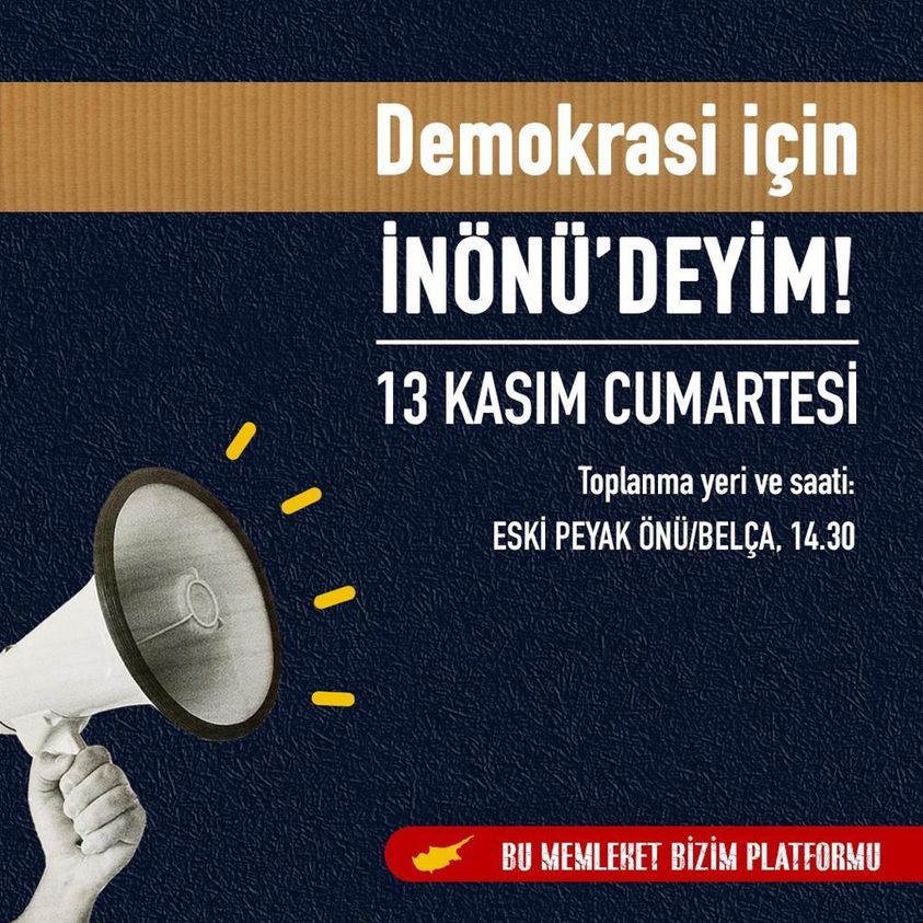 Demokrasi için hade İnönü’ye…