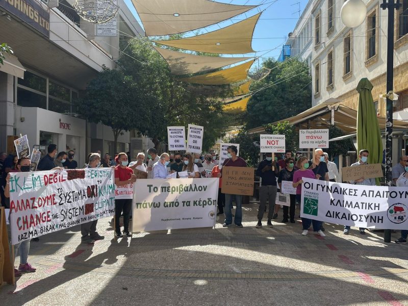Çevreciler Ledra’dan seslendi: İklim değişikliği değil, sistem değişikliği!