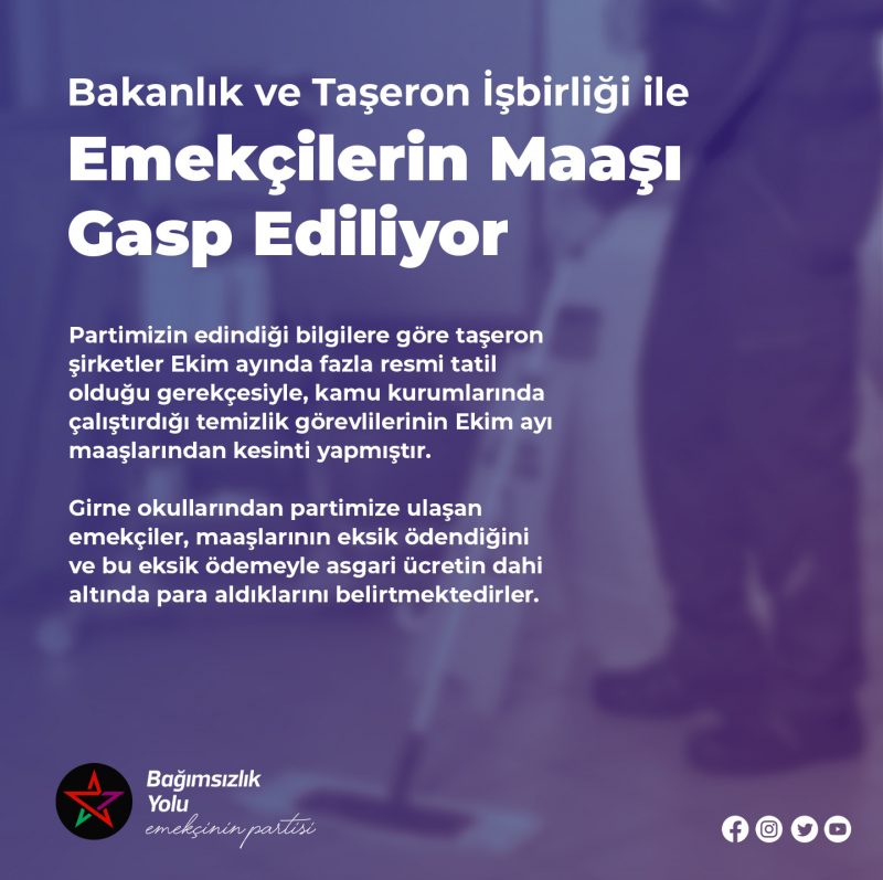 Devlet-taşeron iş birliği ile emek sömürüsü yapılıyor