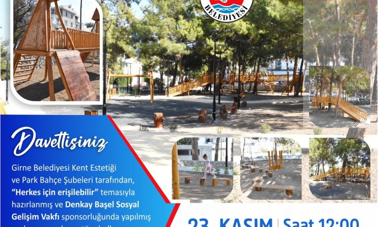 Denkay Başel Parkı açılıyor