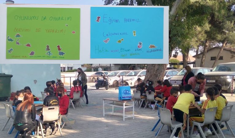 Çocuklar haklarını öğreniyor