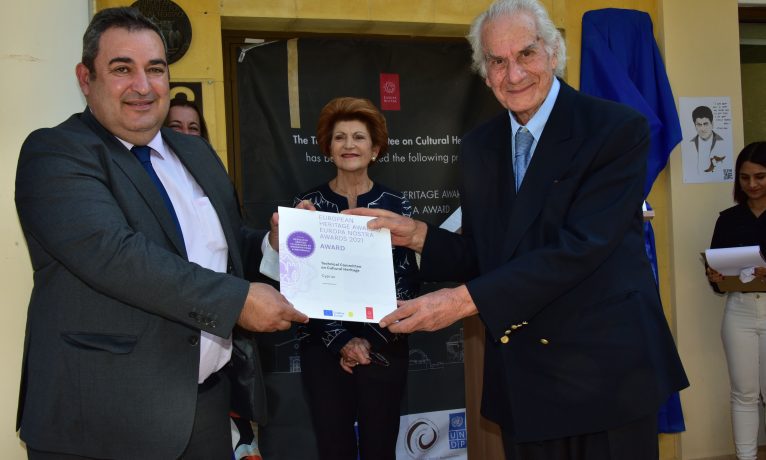 İki toplumlu Kültürel Miras Teknik Komitesi Europa Nostra ödülünü aldı