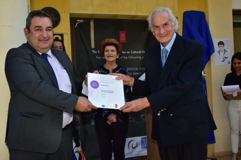 İki toplumlu Kültürel Miras Teknik Komitesi Europa Nostra ödülünü aldı