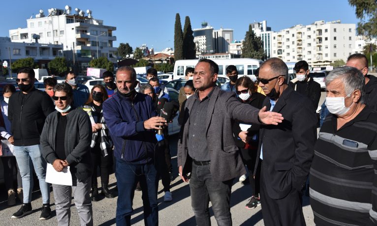 Şoför okulları çevrim içi sisteme geçilmesi için eylem yaptı