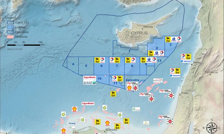 5. parselin kullanım hakkı Exxon Mobil ve  Qatar Petroleum’a tahsis edildi