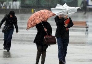 Meteoroloji Dairesinden yağış ve rüzgar uyarısı