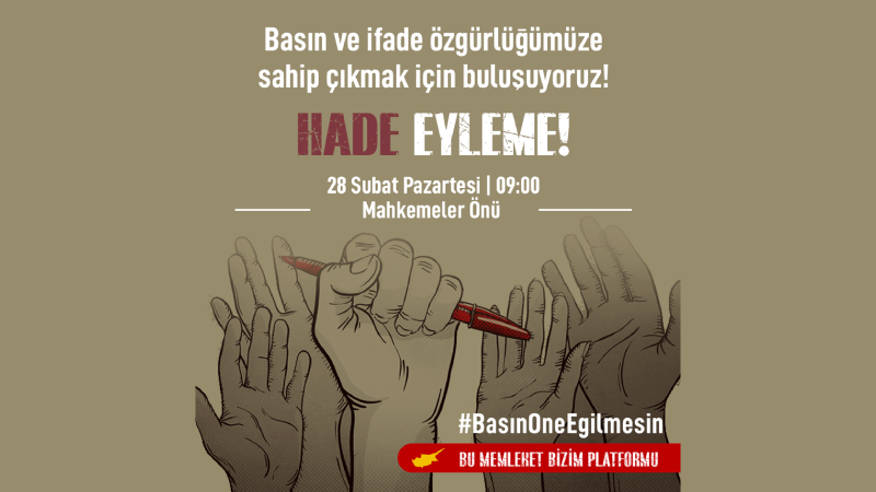 BMBP, “basın ve ifade özgürlüğüne sahip çıkmak için” eylem çağrısı yaptı