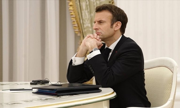 Macron, Rusya’dan, BM Güvenlik Konseyi’ne hesap vermesini isteyeceklerini söyledi