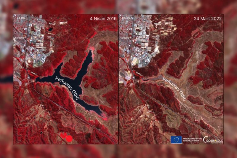 Şili’de 2 milyon kişiye su sağlayan göl kurudu
