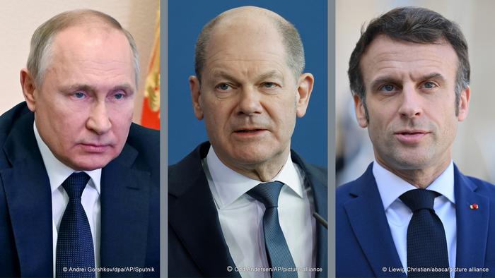 Putin, Macron ve Scholz’dan milliyetçilerin suç eylemlerinin son bulması için Kiev’e müdahale etmelerini istedi