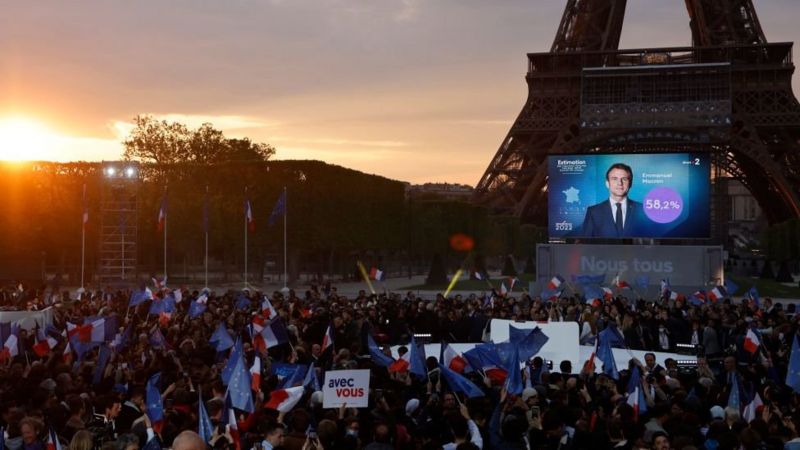 Fransa’da Macron yeniden cumhurbaşkanı seçildi