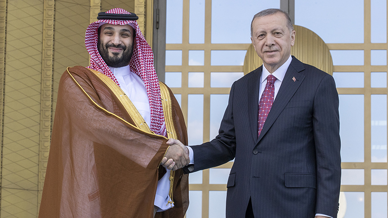 Suudi Arabistan Veliaht Prensi Selman ile Erdoğan görüştü; ortak bildiri yayımlandı