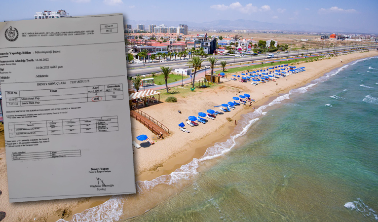 İskele Halk Plajı’nda yüksek oranda koli basili bulundu