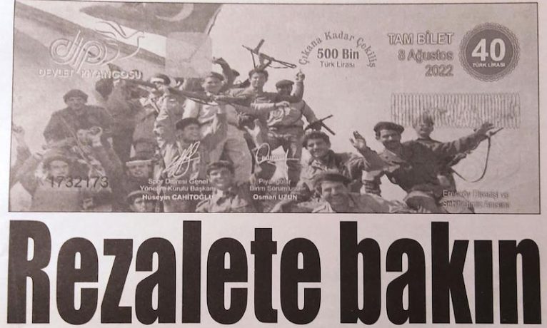 EOKA’cıları Erenköy mücahitleri diye Devlet Piyango biletine koydular