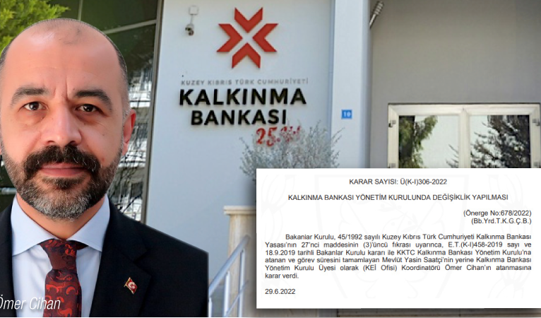 FUAT OKTAY’IN DANIŞMANI KALKINMA BANKASI’NA ATANDI