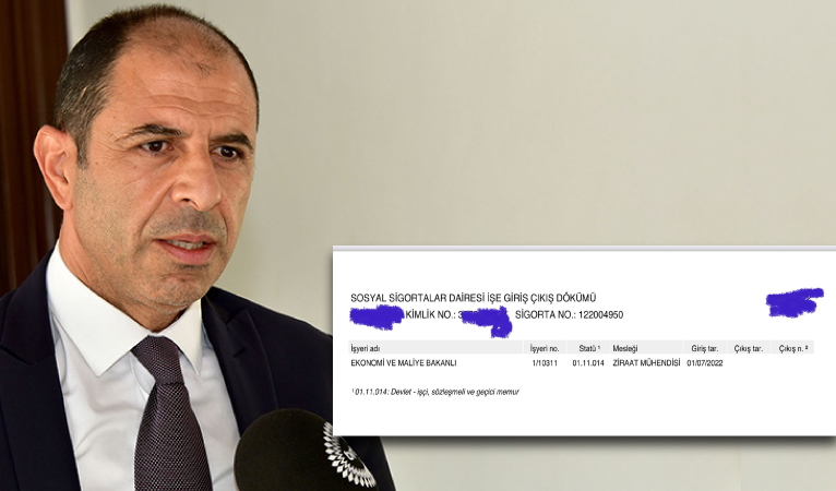 Özersay: Olmayan bakanlığa münhalsiz sınavsız istihdam