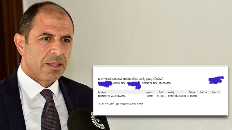 Özersay: Olmayan bakanlığa münhalsiz sınavsız istihdam