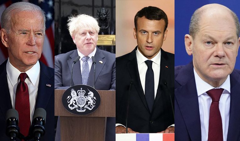ABD, İngiltere, Fransa ve Almanya liderleri telefonda görüştü