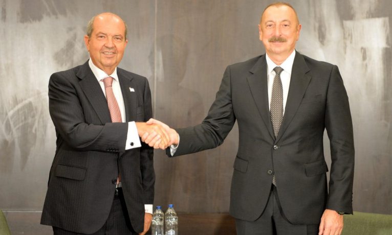 Aliyev ile fotoğraf…