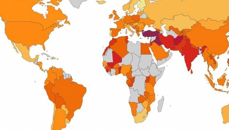 Türkiye, Avrupa’nın en sinirli ülkesi çıktı