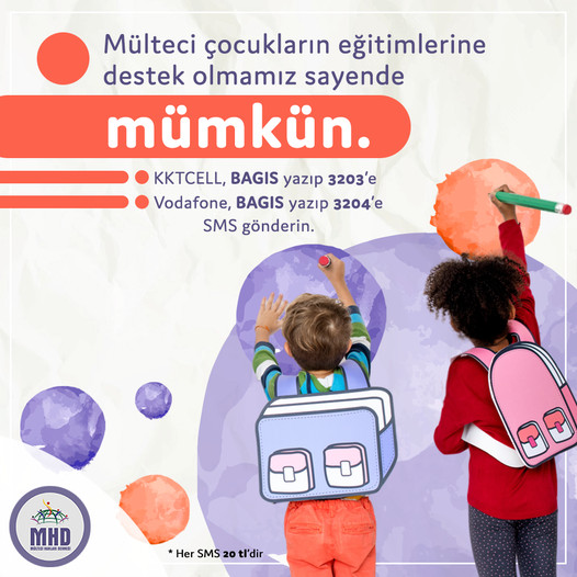 Mülteci Hakları Derneği “Senin Sayende Mümkün” kampanyasına destek bekliyor