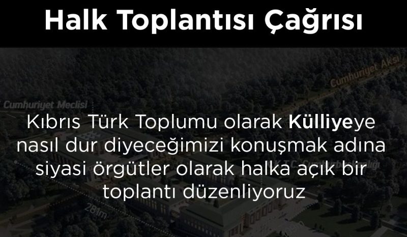 Siyasi partilerden halka toplantı çağrısı