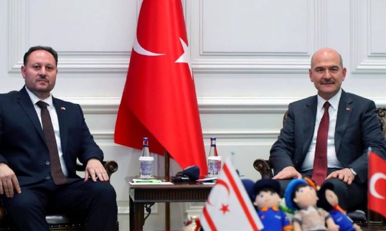 Öztürkler ile Soylu KKTC’nin ülke güvenliği ile ilgili görüştü