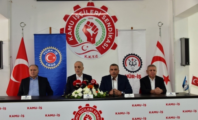Kamu-İş ve Türk-İş ortak açıklama yaptı