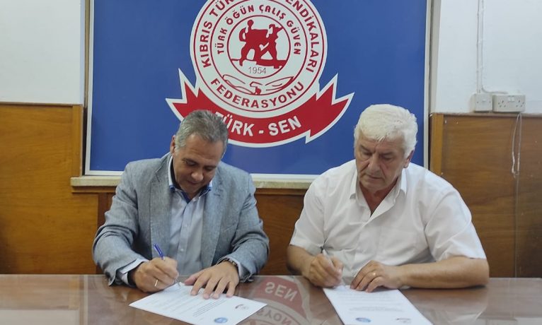 Güneyde çalışan Kıbrıslı Türklerin sorunlarının aşılması için protokol imzalandı