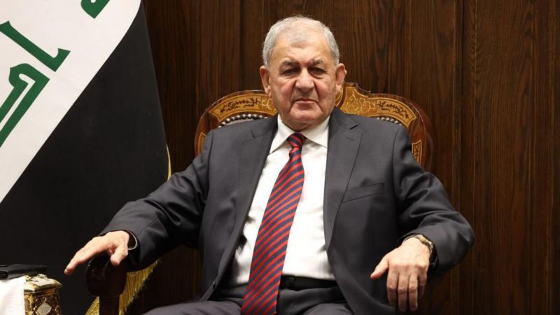 I﻿rak parlamentosu roket saldırıları altında yeni cumhurbaşkanını seçti
