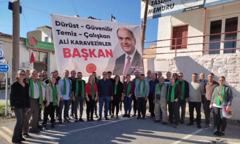 CTP: “17 köy, 22 muhtarlıkta ortak irade Başkan Ali Karavezirler”
