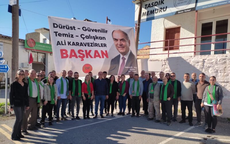 CTP: “17 köy, 22 muhtarlıkta ortak irade Başkan Ali Karavezirler”