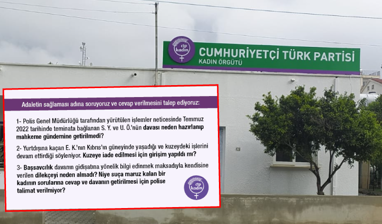 CTP Kadın Örgütü: “Susmuyoruz, korkmuyoruz, cevap bekliyoruz!”