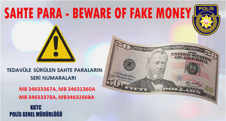 Polisten sahte Dolar uyarısı