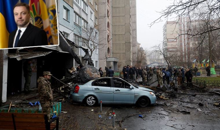 Ukrayna İçişleri Bakanı ve yardımcısı dahil 16 kişi, düşen helikopterde öldü
