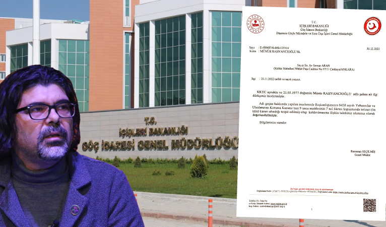 Türkiye İçişleri’nden Rahvancıoğlu’na ret!