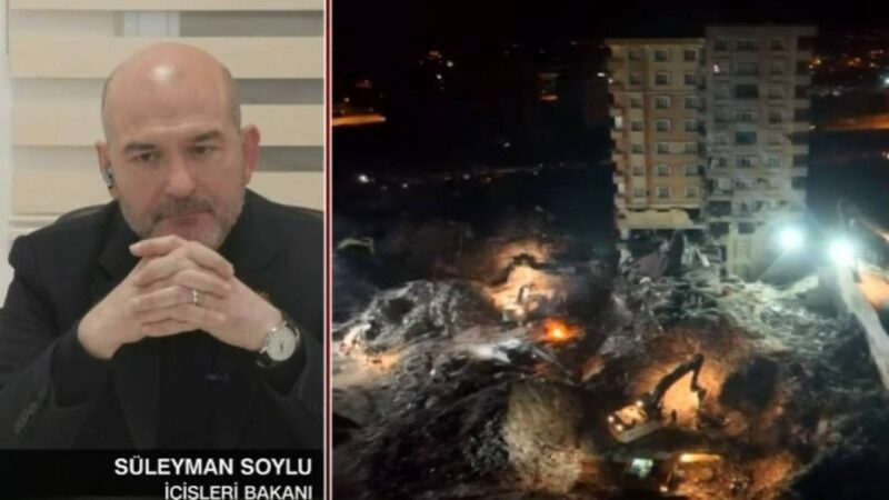 Süleyman Soylu: “Bizim hazırlığımız İstanbul depremiydi”