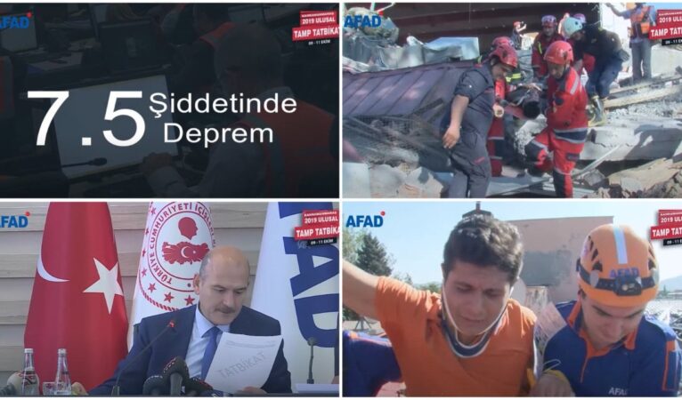 AFAD Maraş depremine ‘hazırız’ mesajı vermiş, Soylu tatbikatı yönetmiş