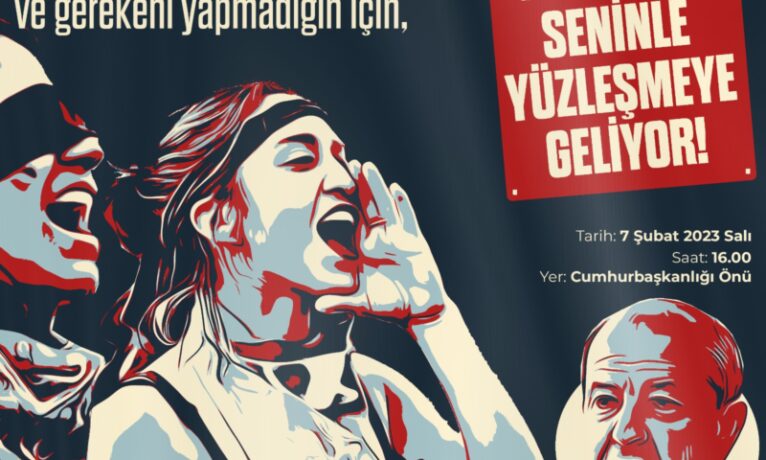Kadınlar Ersin Tatar’la yüzleşmeye gidiyor!