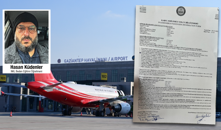 Sıra öğretmenlere geldi: Hasan hoca Türkiye’ye alınmadı