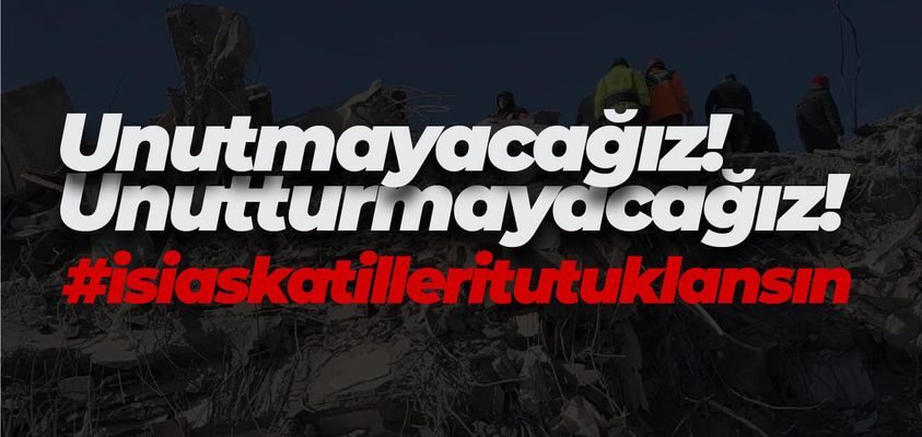 Türkiye’nin ‘gündemine’ girmek için saat 19.00’da Twitter’da  #isiaskatilleritutuklansın