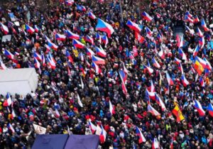 Prag’da “yoksulluk” protestosu